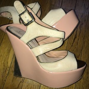 Jessica Simpson platform sandals